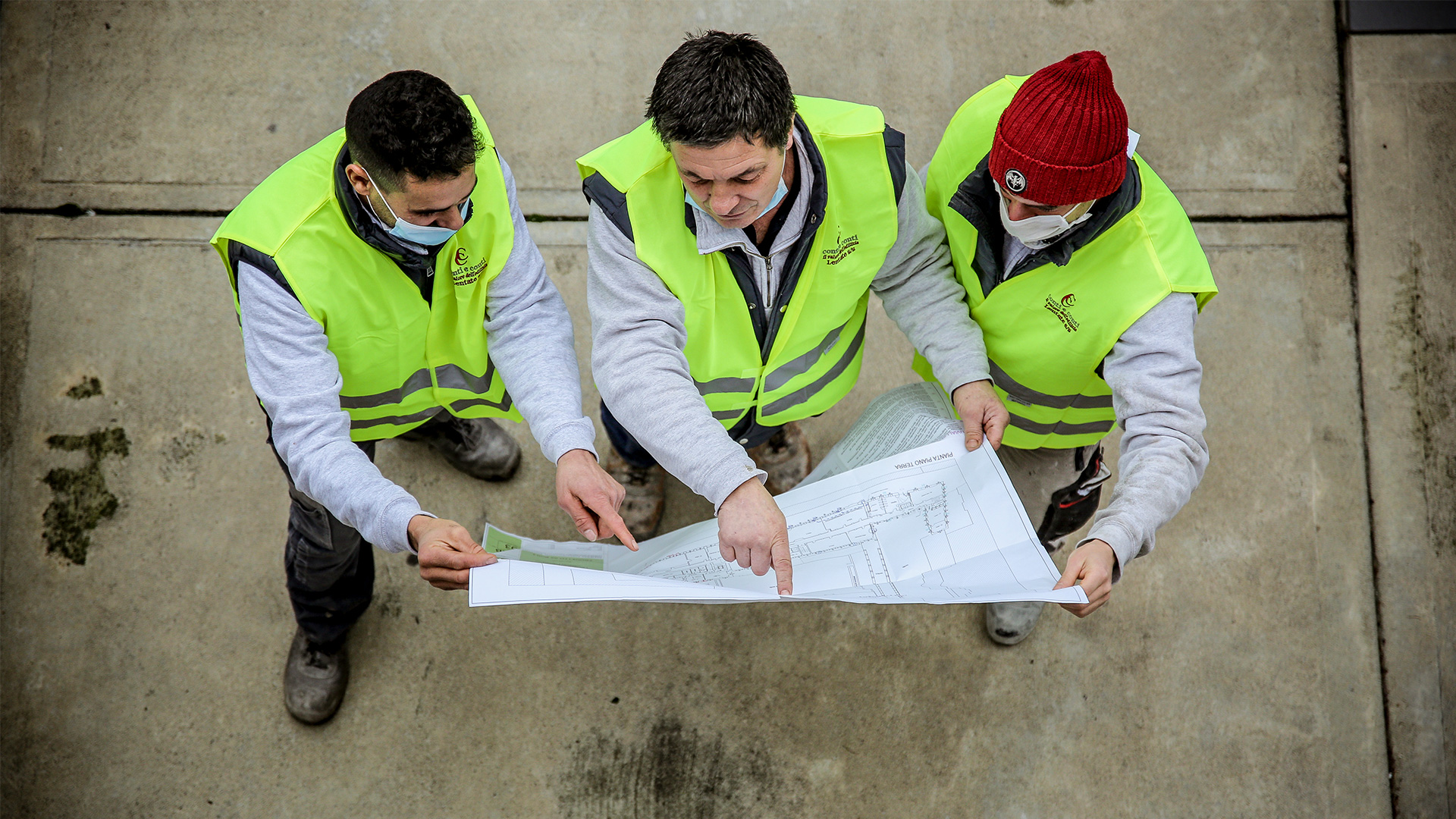 Operai al lavoro